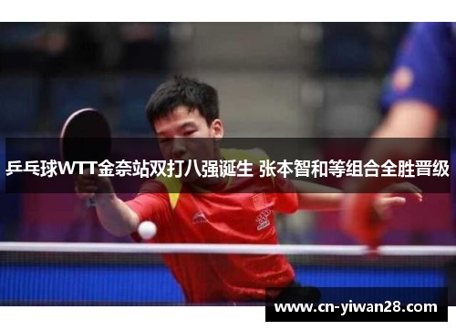 乒乓球WTT金奈站双打八强诞生 张本智和等组合全胜晋级
